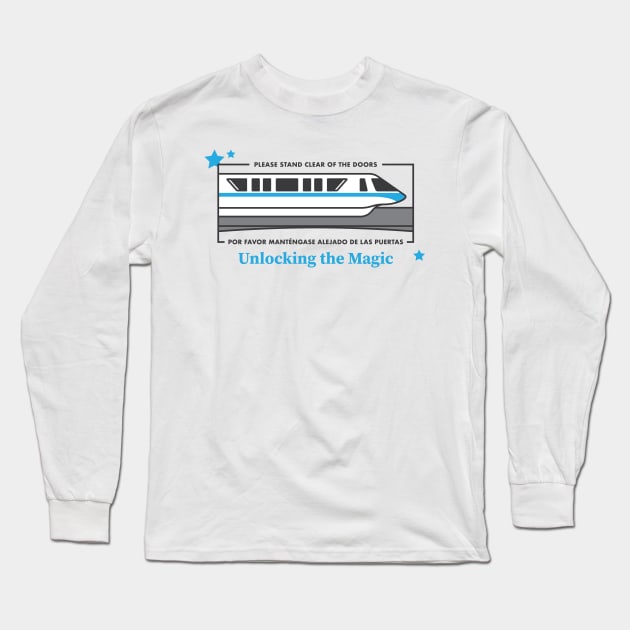 Monorail Long Sleeve T-Shirt by Unlocking The Magic